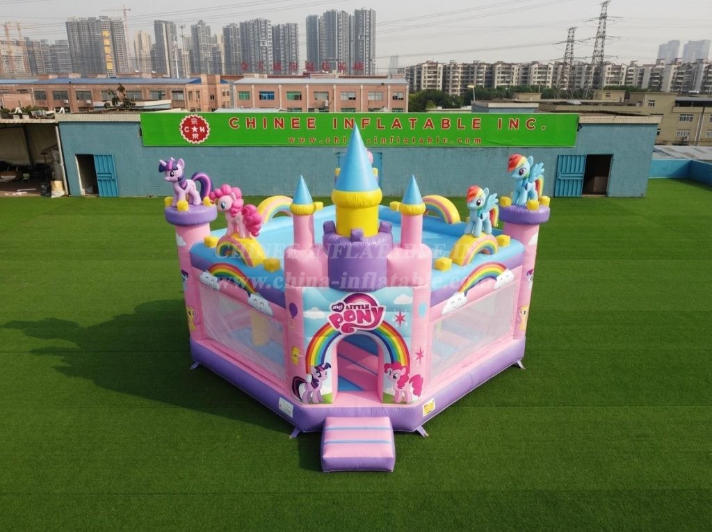 T5-3271 My Little Pony Theme Inflatable Castle