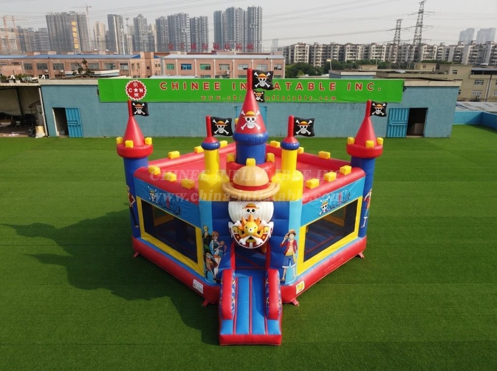 T5-3275 One Piece Theme Inflatable Castle
