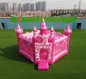 T5-3278 Pink Panther Theme Inflatable Castle