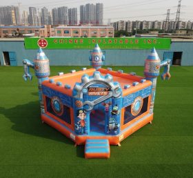 T5-3284 Rusty Rivets Theme Inflatable Castle