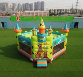 T5-3285 Scooby-Doo Theme Inflatable Castle