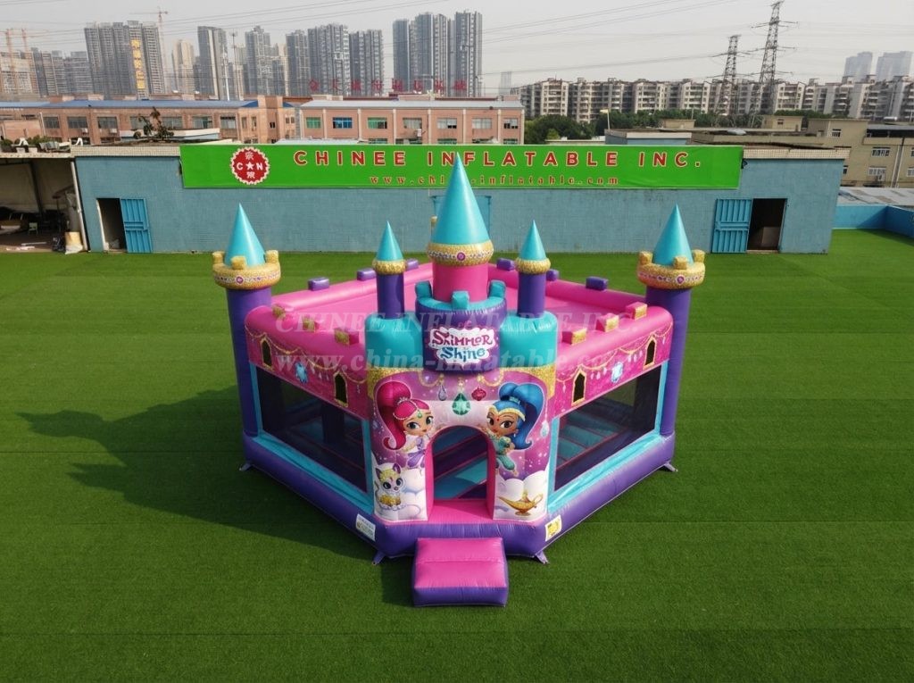 T5-3287 Shimmer & Shine Theme Inflatable Castle