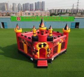 T5-3299 The Incredibles Theme Inflatable Castle
