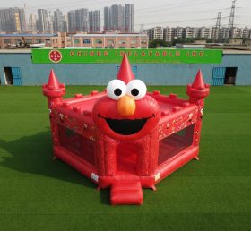 T5-3304 Tickle Me Elmo Theme Inflatable Castle