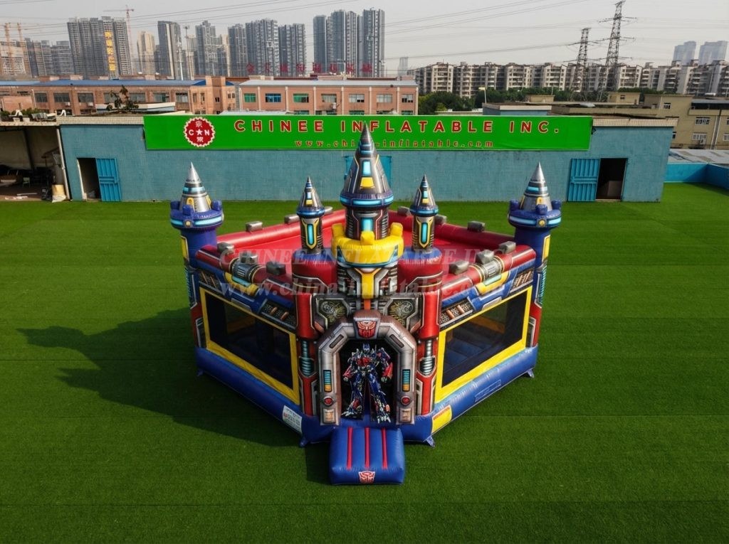 T5-3307 Transformers Theme Inflatable Castle