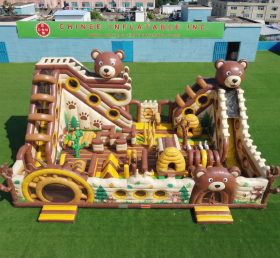 T6-6882 Bear Theme Inflatable Amusement