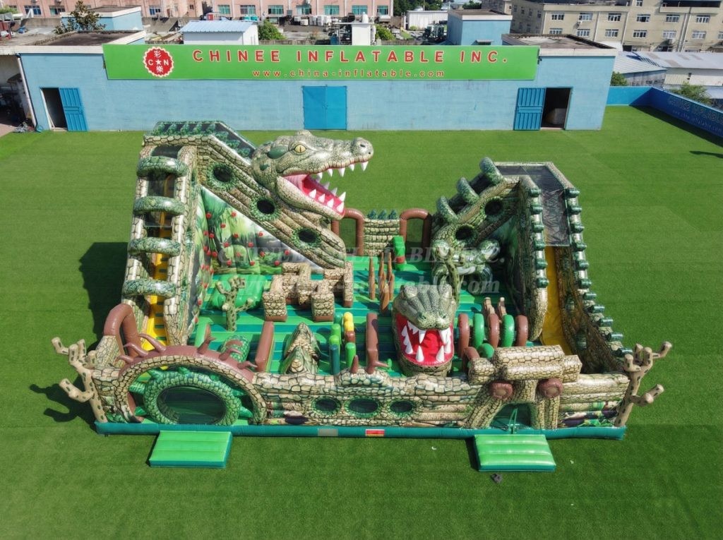 T6-6896 Crocodile Theme Inflatable Amusement