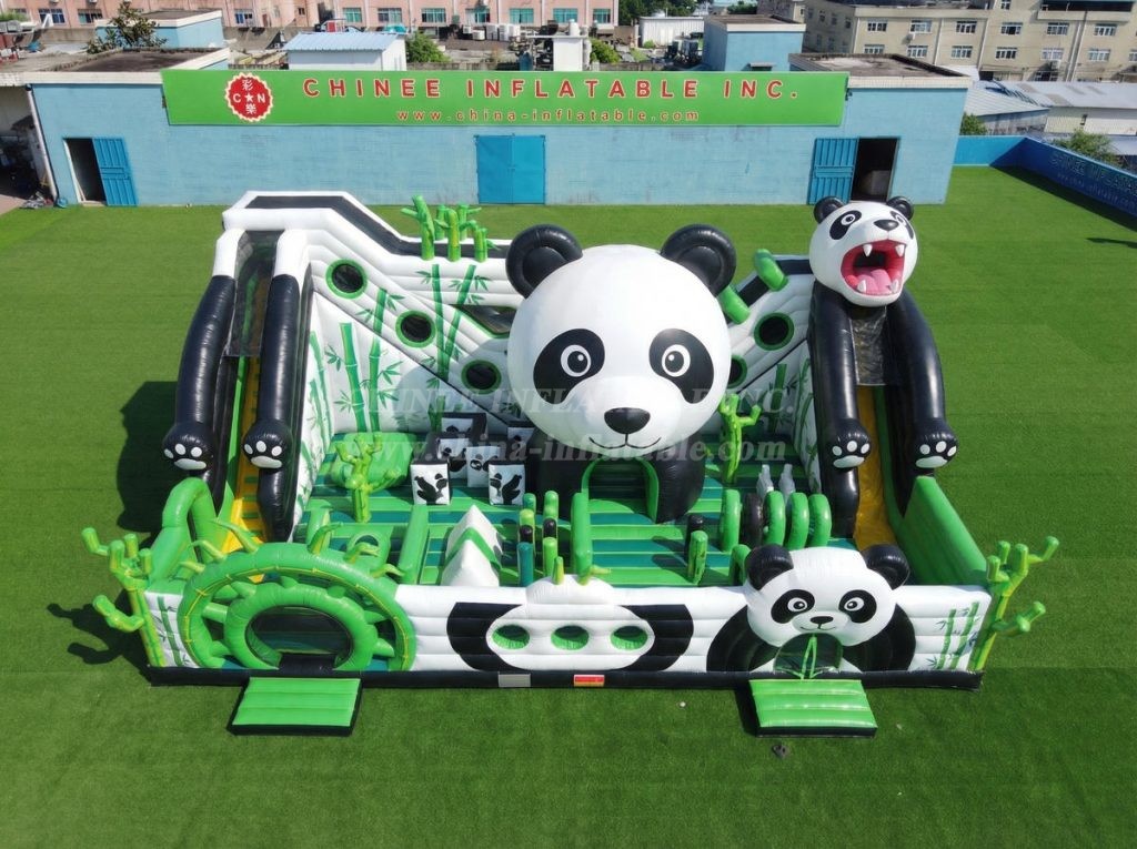 T6-6927 Panda Theme Inflatable Amusement