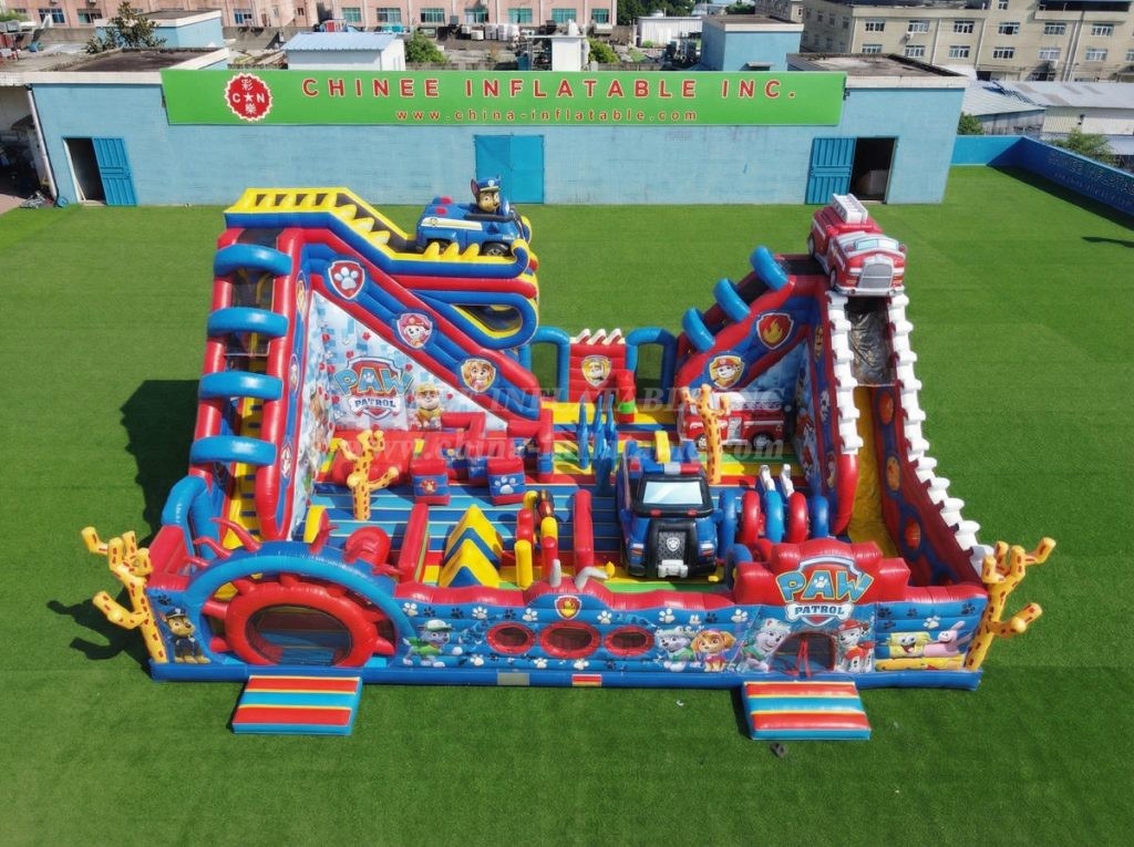 T6-6929 Paw Patrol Theme Inflatable Amusement