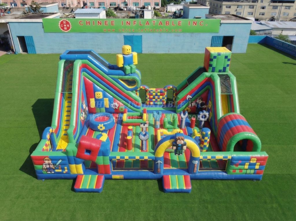 T6-7013 Roblox Theme Inflatable Amusement