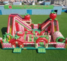 T6-7023 Strawberry Shortcake Theme Inflatable Amusement