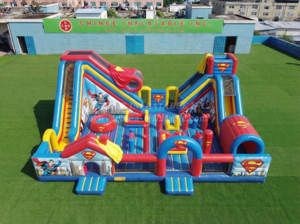 T6-7024 Superman Theme Inflatable Amusement