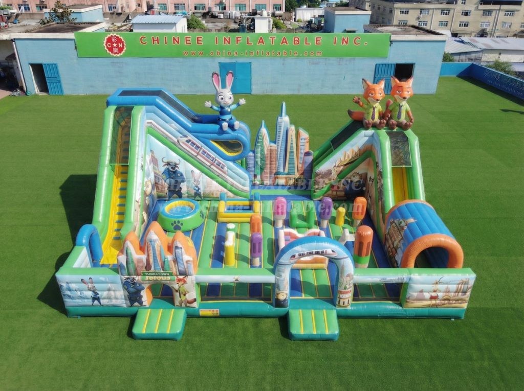 T6-7042 Zootopia Theme Inflatable Amusement