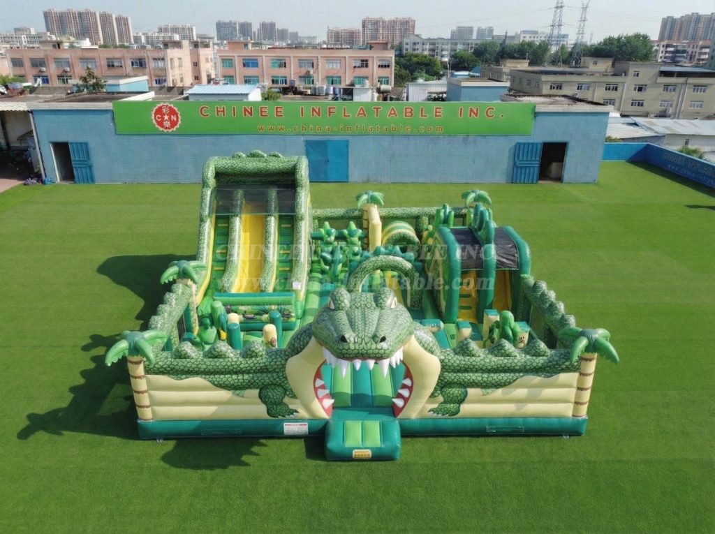 T6-7063 Crocodile Theme Inflatable Amusement