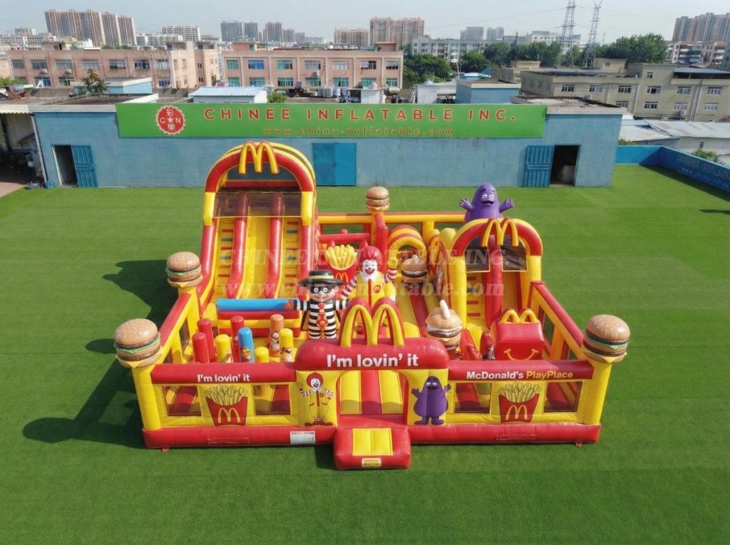 T6-7087 McDonald Theme Inflatable Amusement
