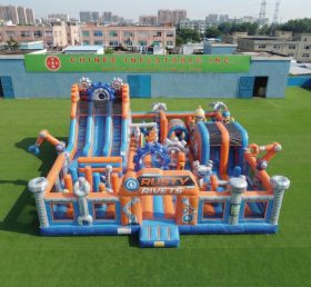 T6-7114 Rusty Rivets Theme Inflatable Amusement