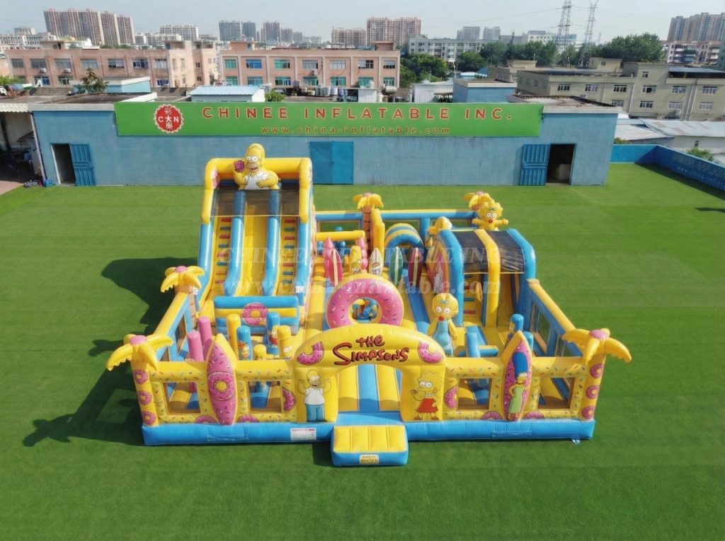 T6-7135 The Simpsons Theme Inflatable Amusement