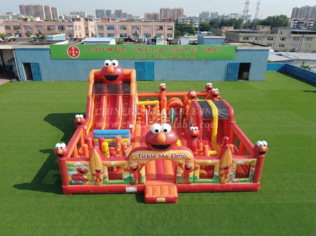 T6-7138 Tickle Me Elmo Theme Inflatable Amusement
