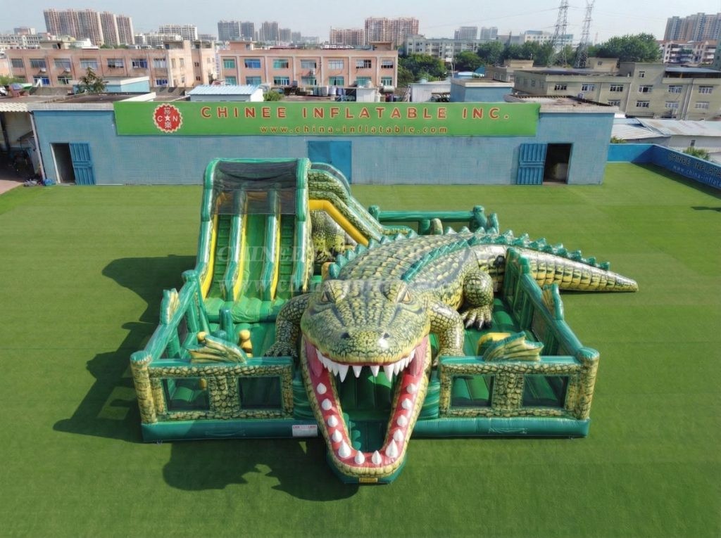 T6-7163 Crocodile Theme Inflatable Amusement