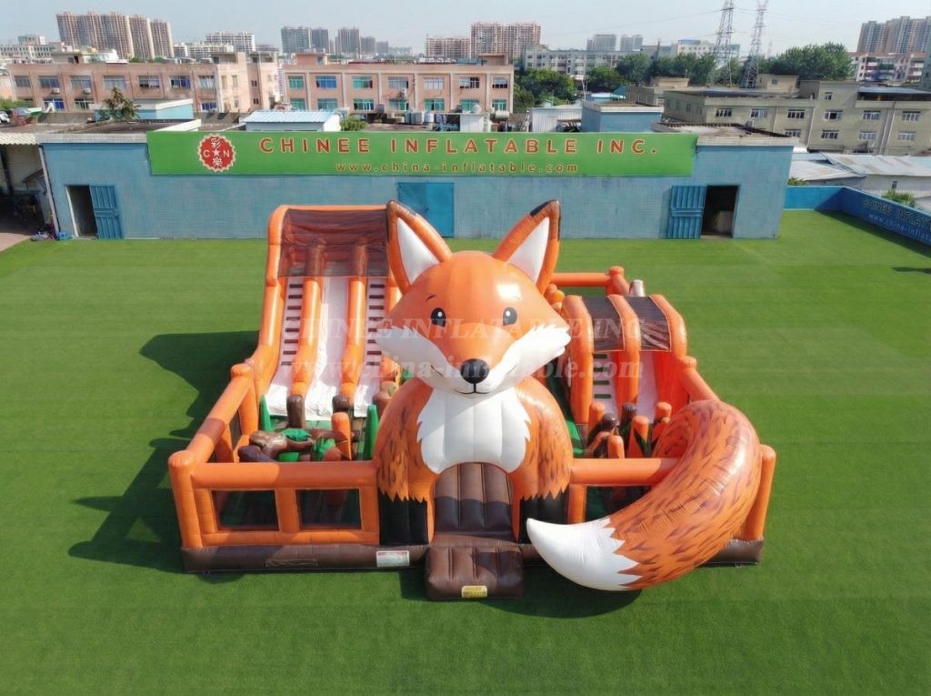 T6-7174 Fox Theme Inflatable Amusement