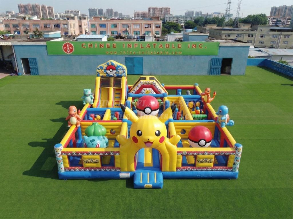 T6-7208 Pokemon Theme Inflatable Amusement