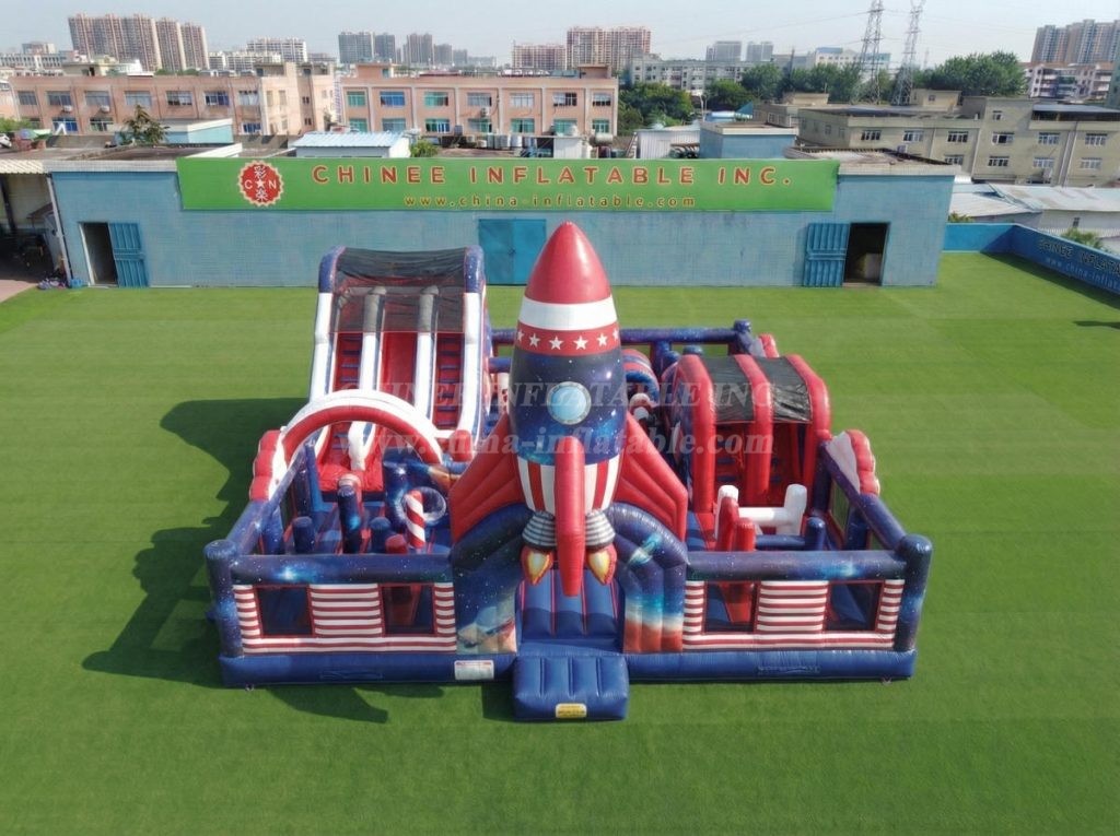 T6-7213 Rocket Theme Inflatable Amusement