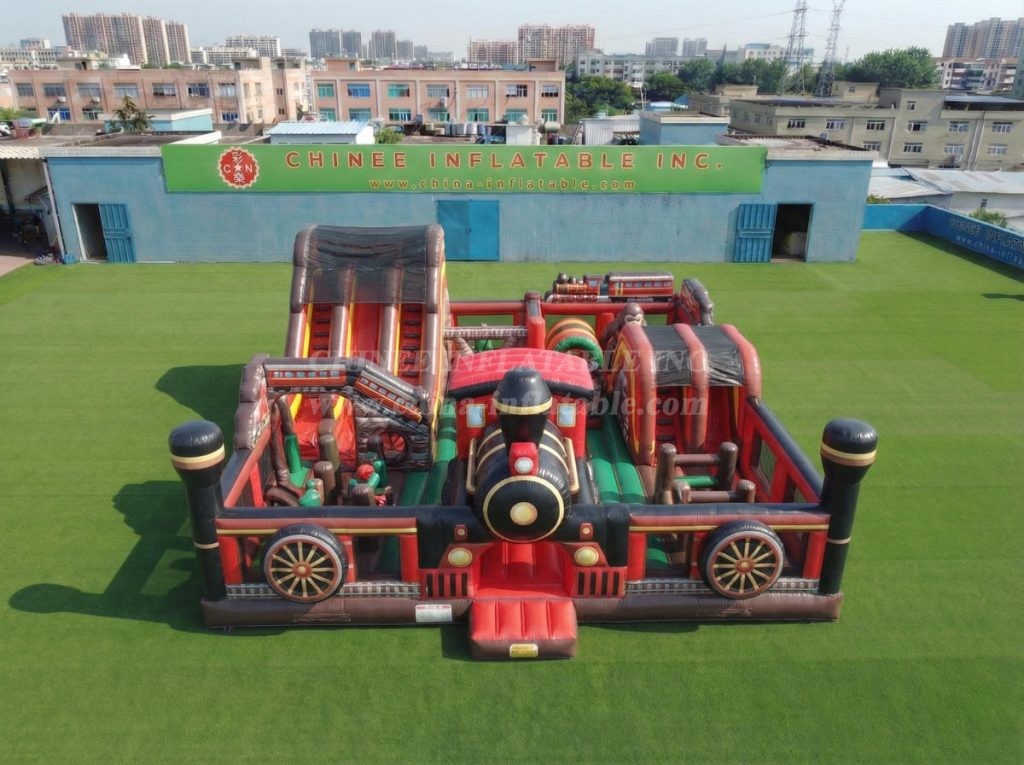 T6-7232 Train Theme Inflatable Amusement