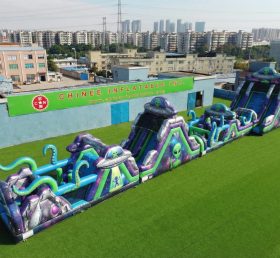 T7-4502 Alien Theme Infltable Obstacle Courses