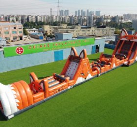 T7-4551 Fox Theme Infltable Obstacle Courses