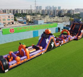 T7-4558 Halloween Theme Infltable Obstacle Courses