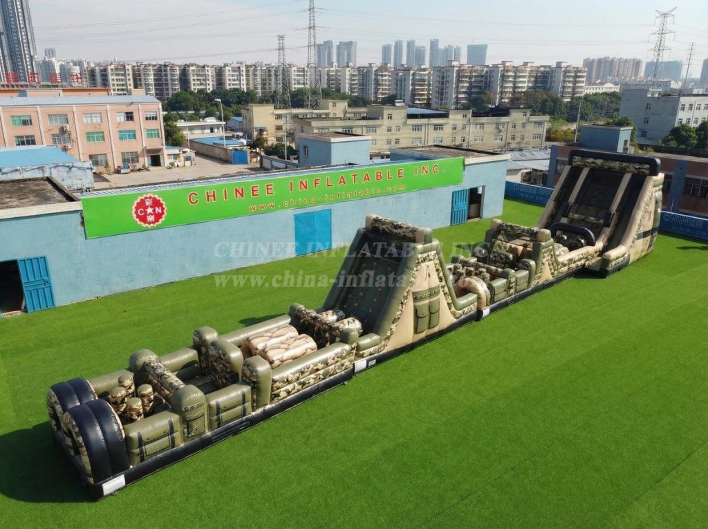 T7-4582 Military Style Theme Infltable Obstacle Courses