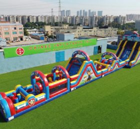 T7-4601 Paw Patrol Theme Infltable Obstacle Courses