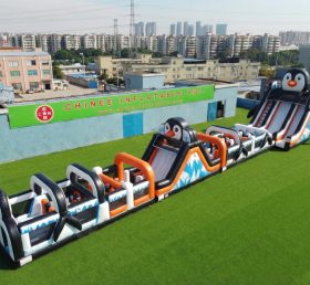 T7-4603 Penguin Theme Infltable Obstacle Courses