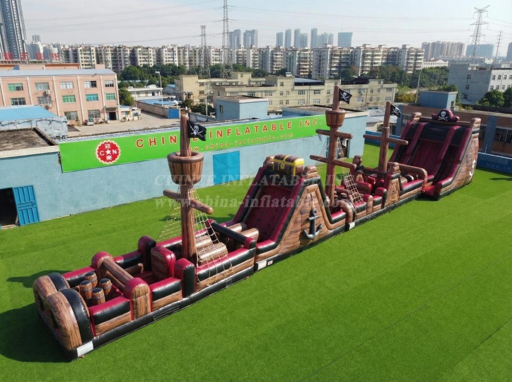 T7-4607 Pirates Theme Infltable Obstacle Courses