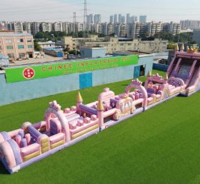 T7-4615 Princess Parties Theme Infltable Obstacle Courses