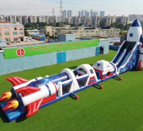 T7-4619 Rocket Theme Infltable Obstacle Courses