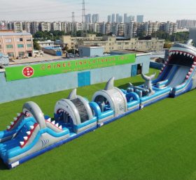 T7-4623 Shark Theme Infltable Obstacle Courses
