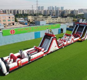 T7-4628 Snoopy Theme Infltable Obstacle Courses