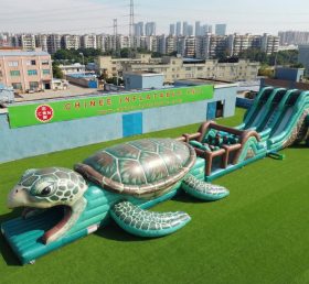 T7-4661 Turtle Theme Infltable Obstacle Courses