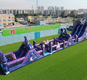 T7-4668 Wizard Theme Infltable Obstacle Courses