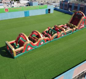 T7-4701 Christmas Theme Inflatable Obstacle Courses