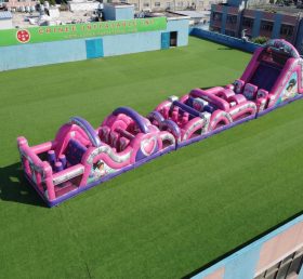 T7-4772 Nella Knight Theme Inflatable Obstacle Courses
