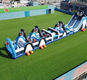 T7-4782 Penguin Theme Inflatable Obstacle Courses
