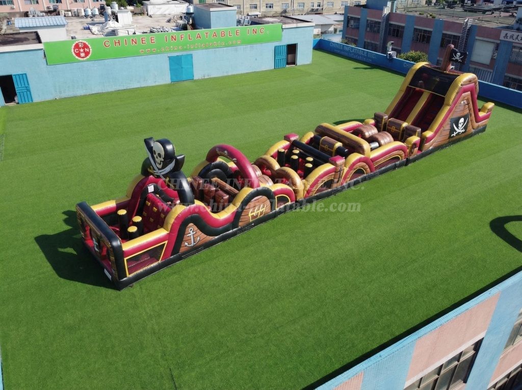 T7-4786 Pirates Theme Inflatable Obstacle Courses