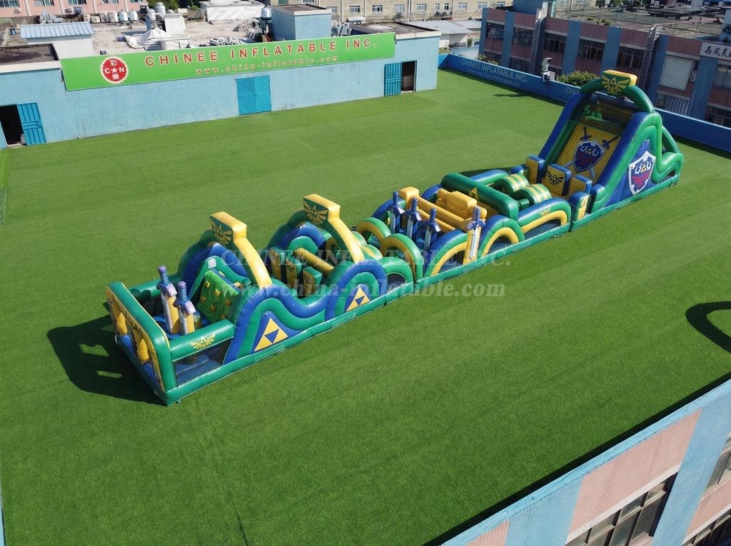 T7-4824 The Legend Of Zelda Theme Inflatable Obstacle Courses