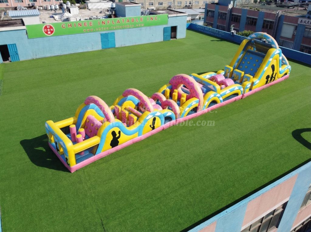 T7-4826 The Simpsons Theme Inflatable Obstacle Courses
