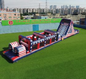 T7-4858 American Style Theme Inflatable Obstacle Courses