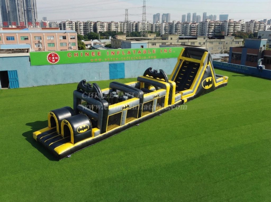 T7-4863 Batman Theme Inflatable Obstacle Courses