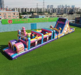 T7-4868 Birthdays Theme Inflatable Obstacle Courses