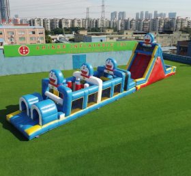 T7-4894 Doraemon Theme Inflatable Obstacle Courses